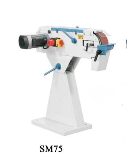 Belt Sanding Machine for metalworking 2000x75mm model SM75