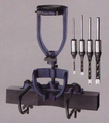 Drill press mortising kit